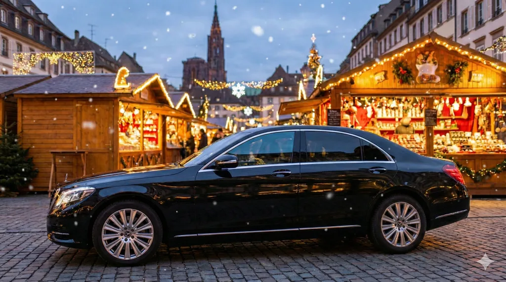 Chauffeur vtc privé marché noël strasbourg